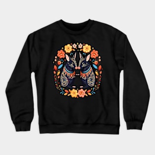 Aardvark Couple Valentine Crewneck Sweatshirt